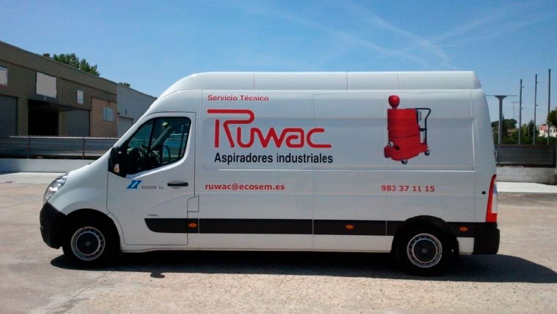 Servicio de asistencia técnica oficial de la marca Ruwac